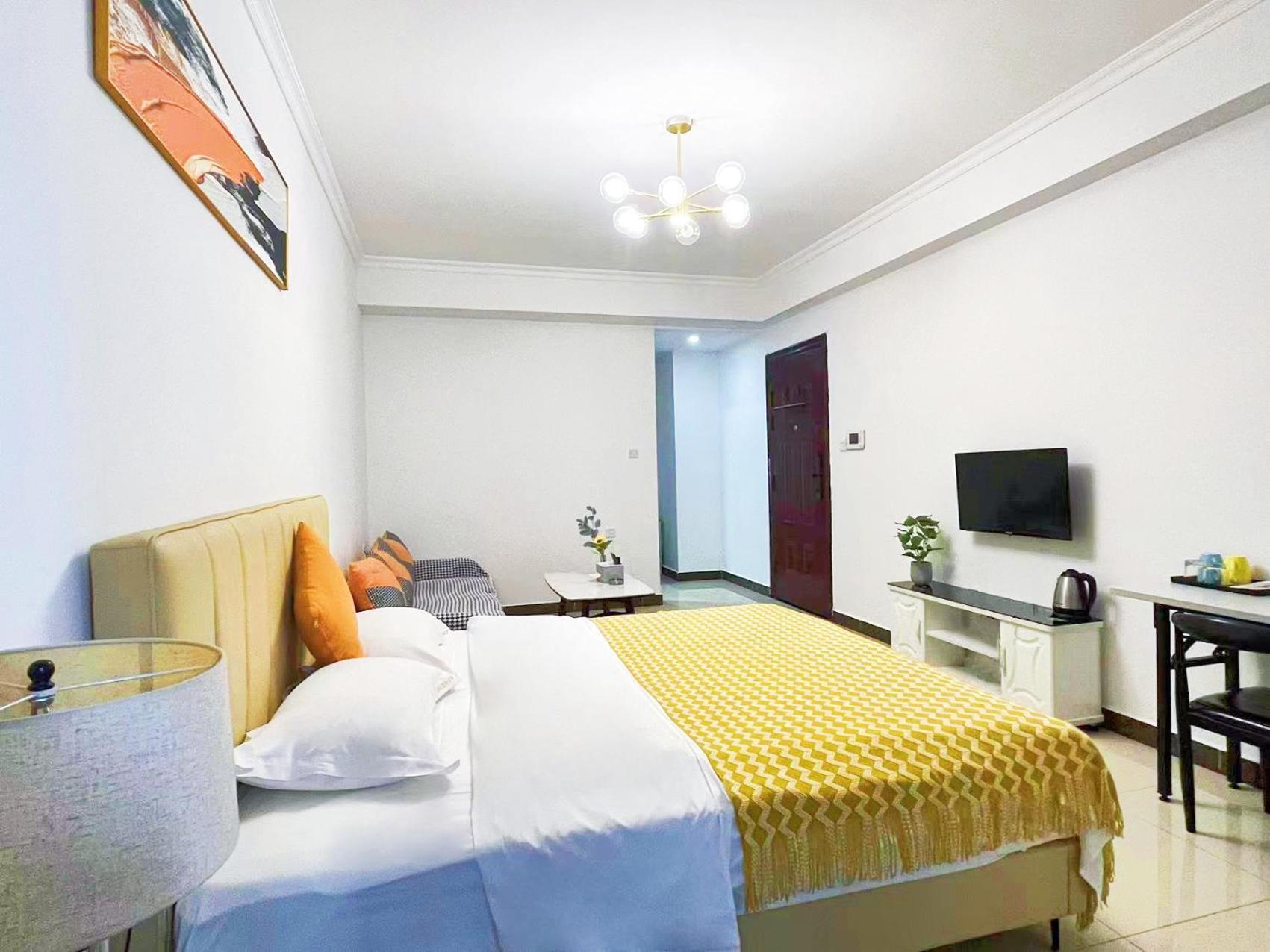 Pazhou Angda International Aparthotel Canton Fair Branch Ngoại thất bức ảnh