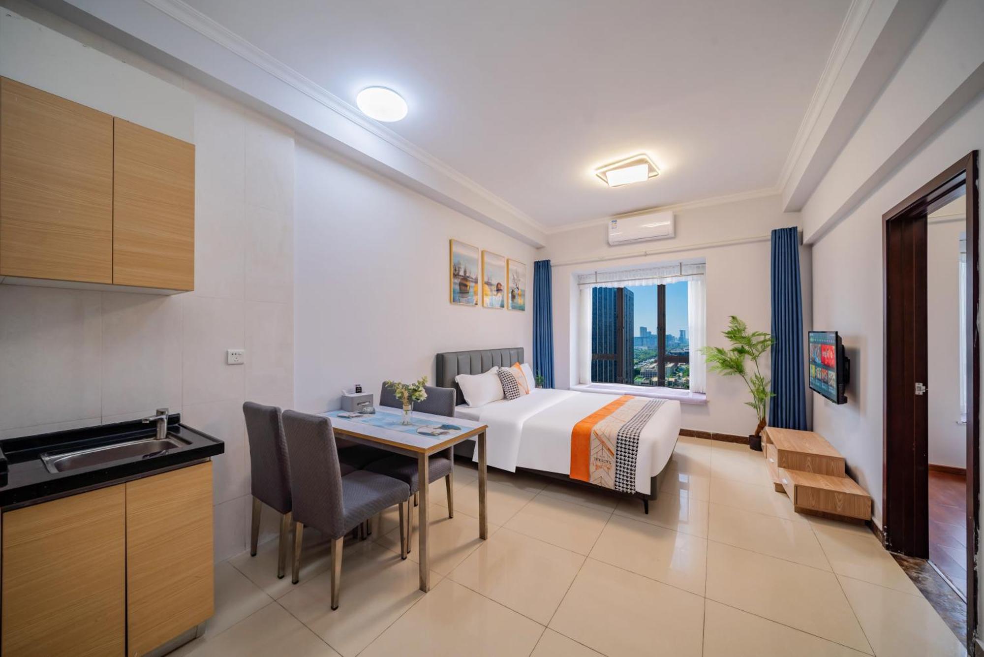 Pazhou Angda International Aparthotel Canton Fair Branch Ngoại thất bức ảnh