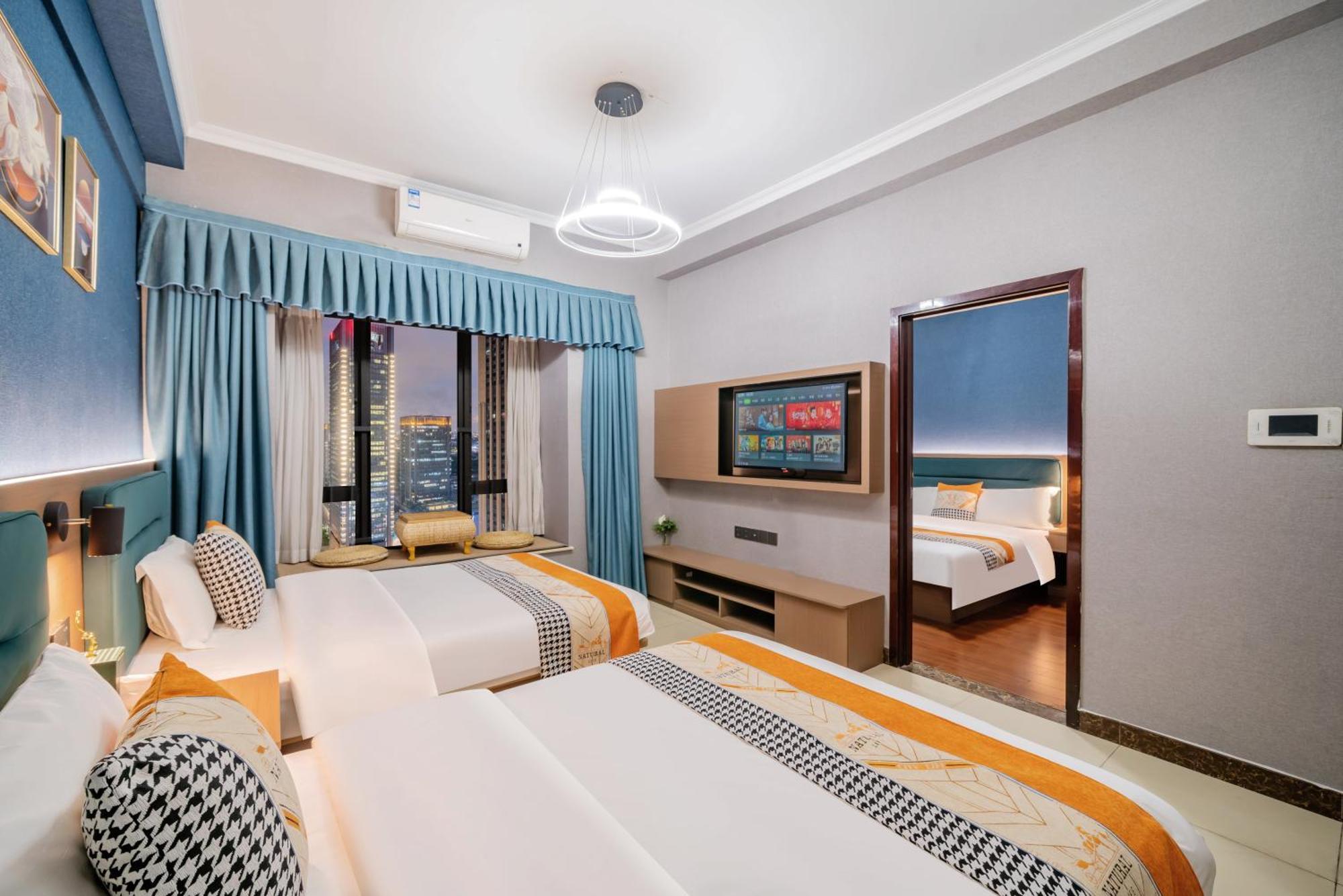 Pazhou Angda International Aparthotel Canton Fair Branch Ngoại thất bức ảnh