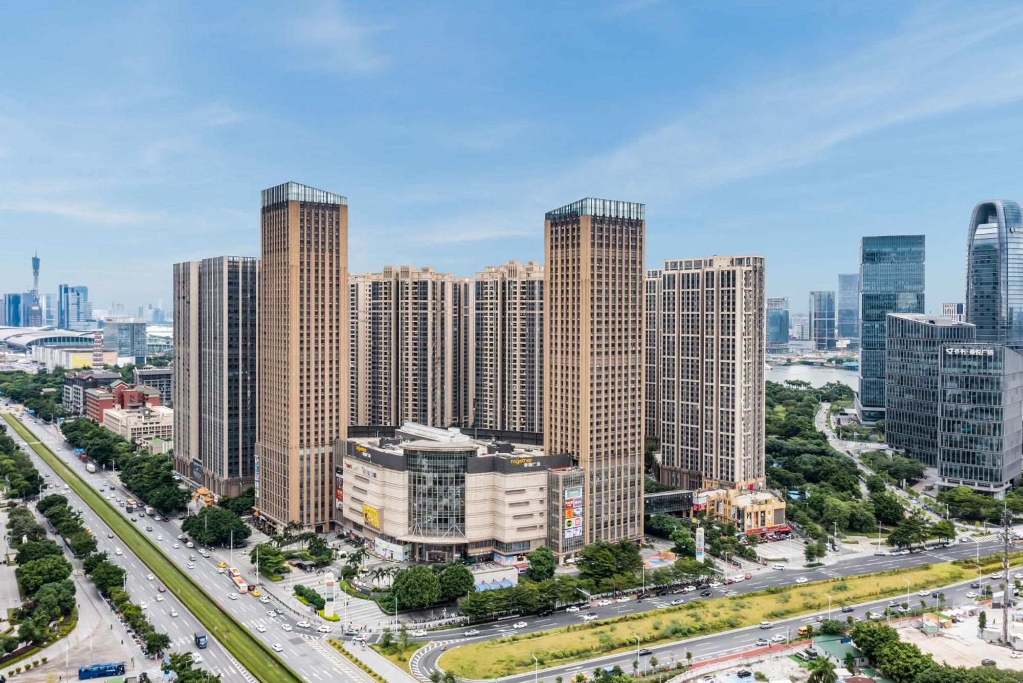 Pazhou Angda International Aparthotel Canton Fair Branch Ngoại thất bức ảnh