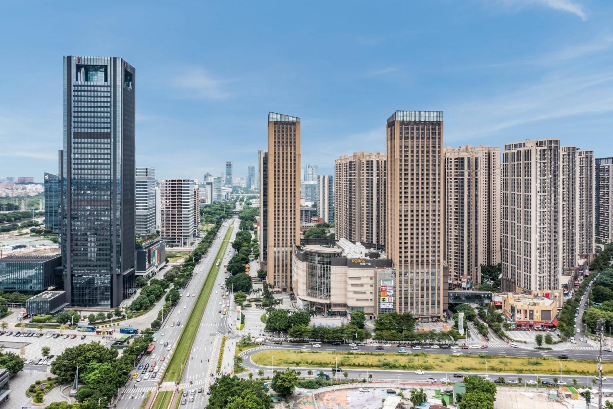 Pazhou Angda International Aparthotel Canton Fair Branch Ngoại thất bức ảnh