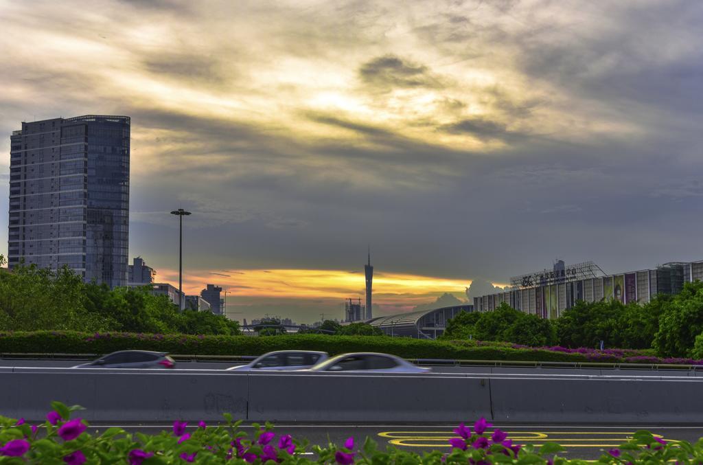 Pazhou Angda International Aparthotel Canton Fair Branch Ngoại thất bức ảnh