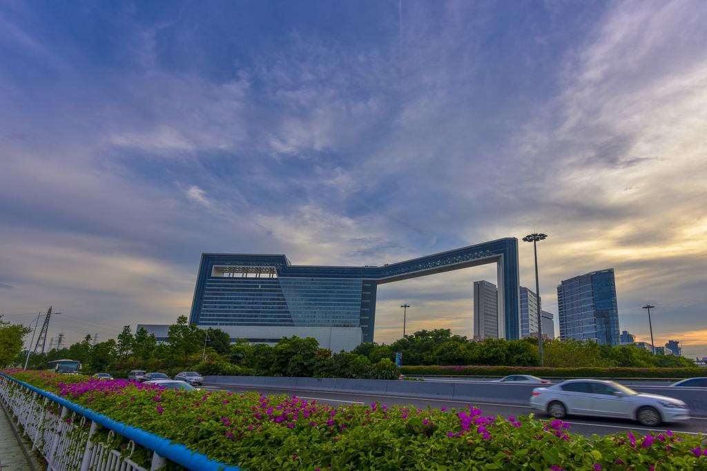 Pazhou Angda International Aparthotel Canton Fair Branch Ngoại thất bức ảnh